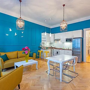 Colorful Wenceslas Square Apartment Prague
